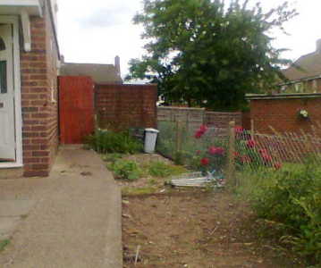 front side of garden